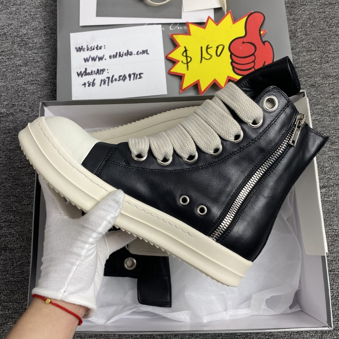 Men Women R*ick O*wens Top Sneaker