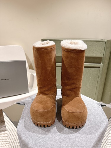 Men Women B*alenciaga Top Boots