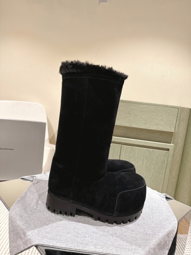 Men Women B*alenciaga Top Boots