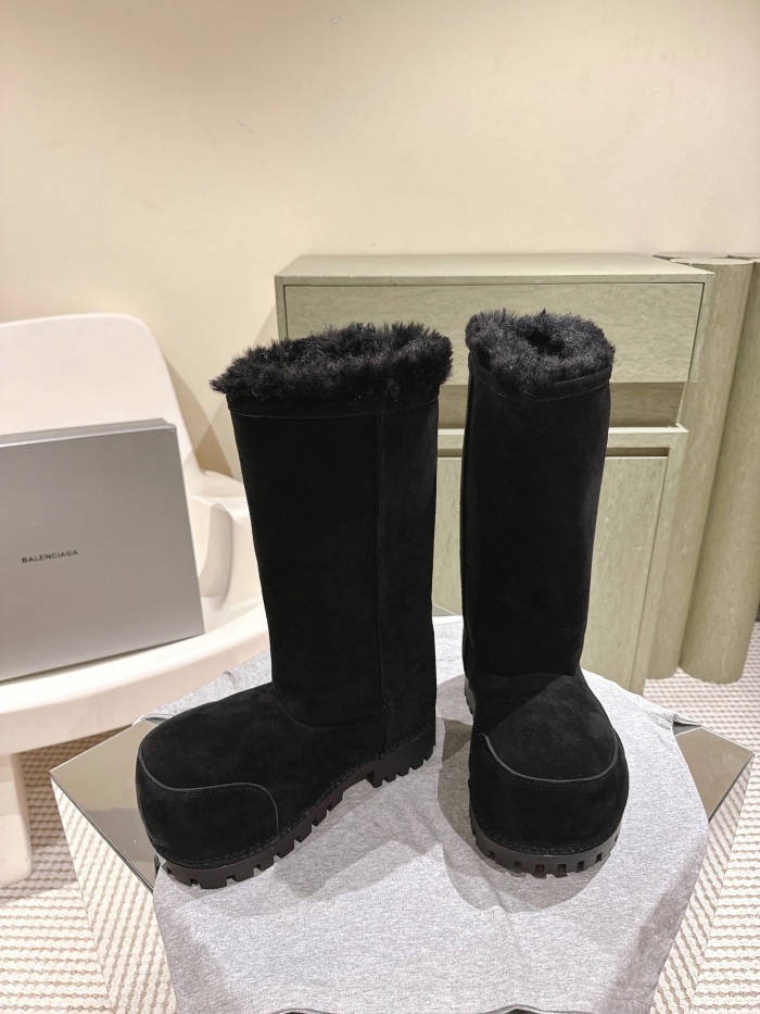 Men Women B*alenciaga Top Boots