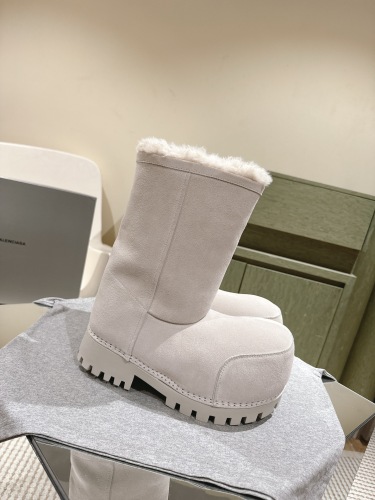 Men Women B*alenciaga Top Boots