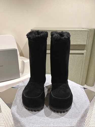 Men Women B*alenciaga Top Boots