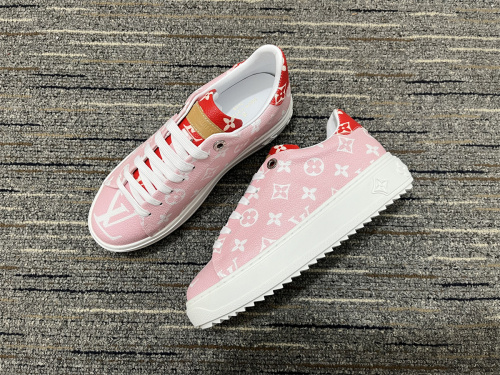 Women L*ouis V*uitton Top Sneakers