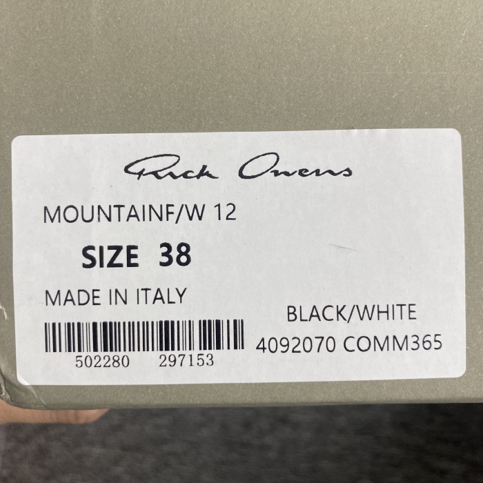 Men Women R*ick O*wens Top Sneaker