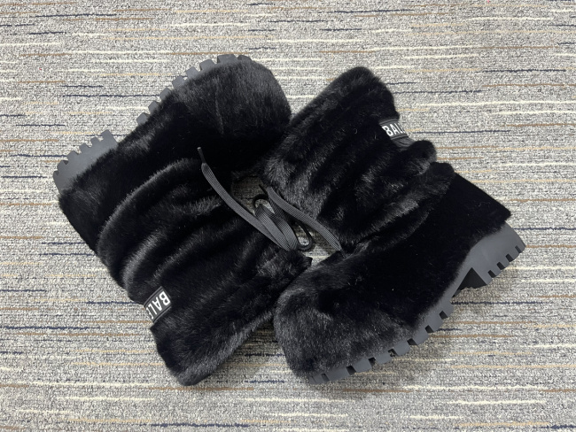 Men Women B*alenciaga Top Boots