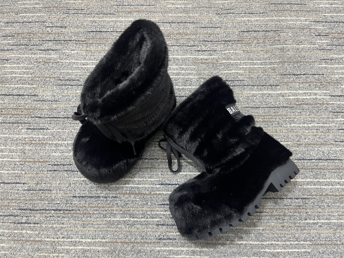 Men Women B*alenciaga Top Boots