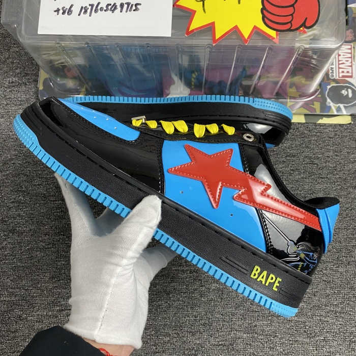 Men Women B*ape MARVEL B*APE STA Top Quality Sneaker