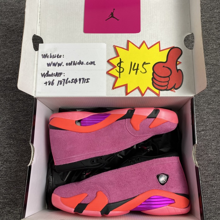 Air Jordan 14 Low WMNS Shocking Pin DH4121 600