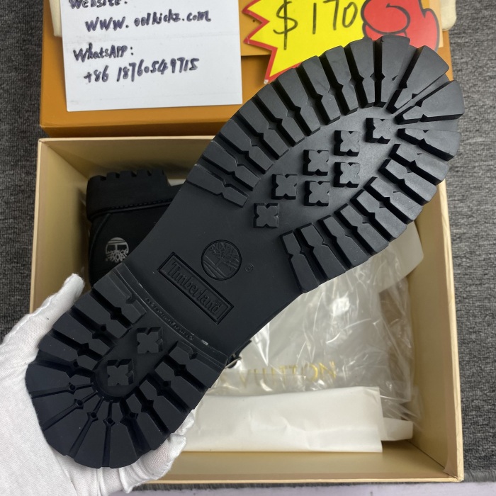 Men Women L*ouis V*uitton x T*imberland  Top Sneakers