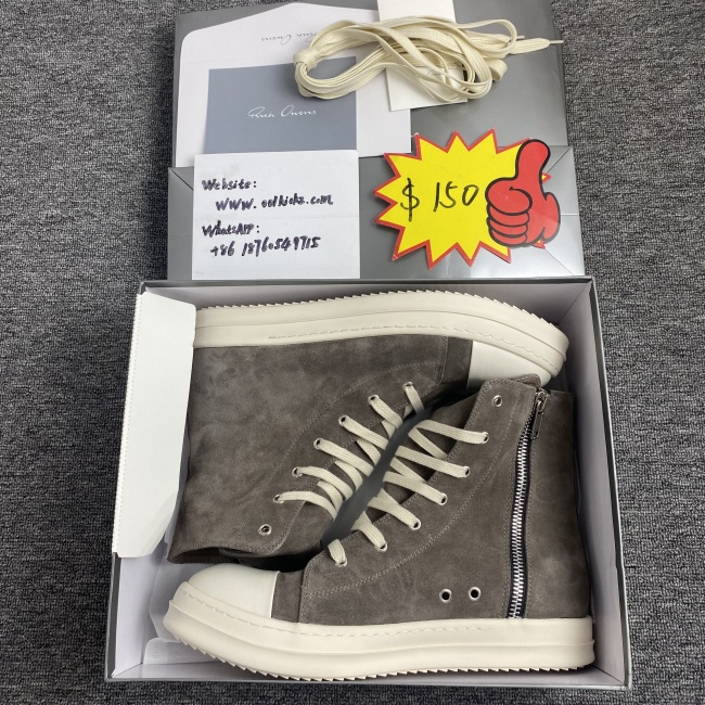 Men Women  R*ick O*wens Top Sneaker