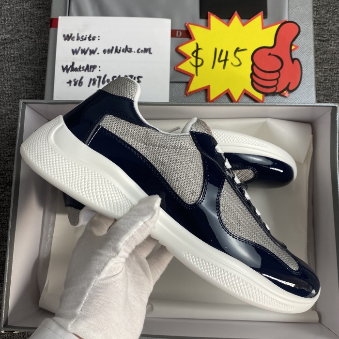 Men  P*rada Top Sneakers