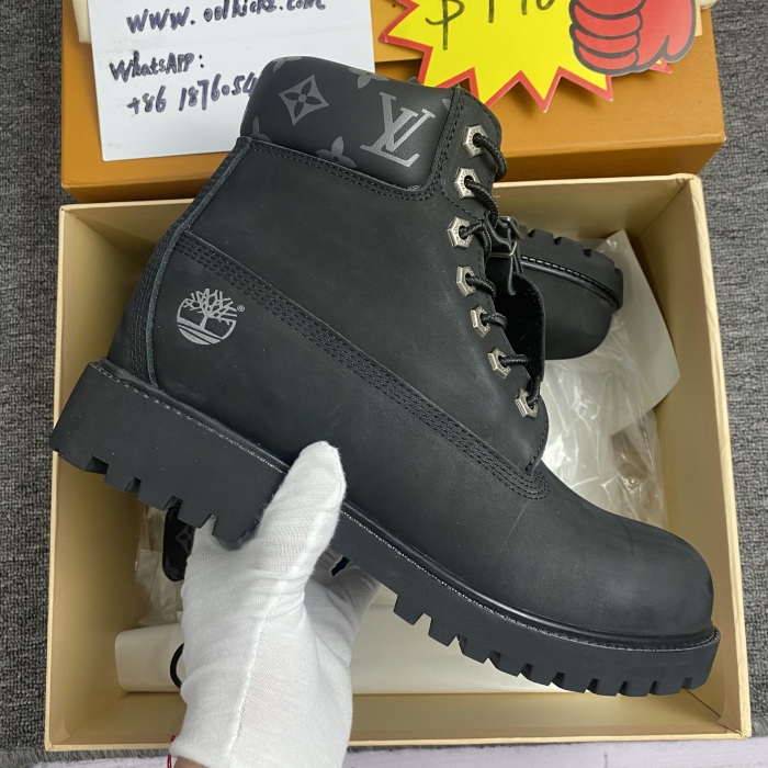 Men Women L*ouis V*uitton x T*imberland  Top Sneakers