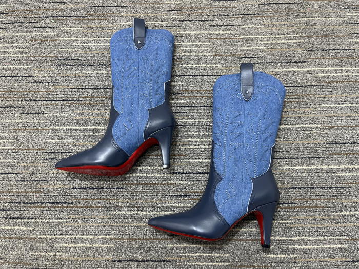 Women C*hristian L*ouboutin Top Quality Boot