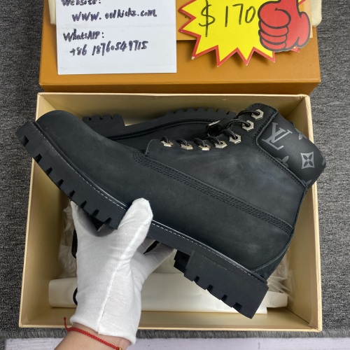Men Women L*ouis V*uitton x T*imberland  Top Sneakers