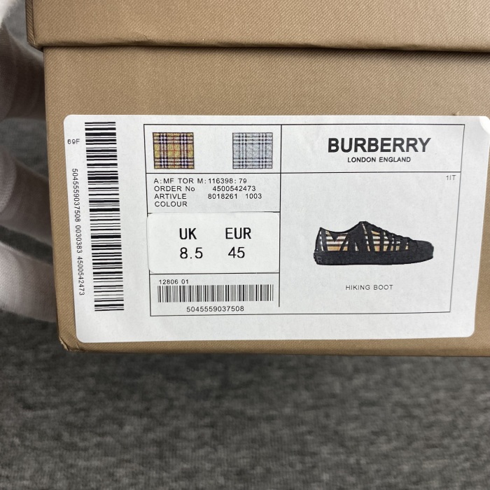 Men Women B*urberry Top Sneaker