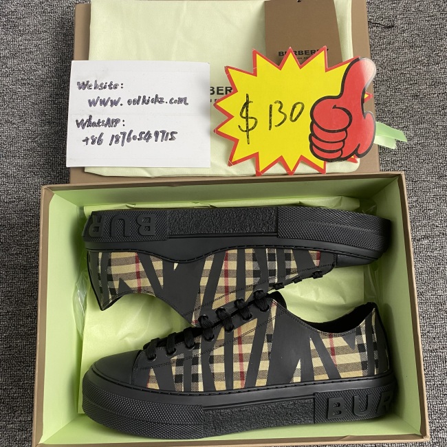 Men Women B*urberry Top Sneaker