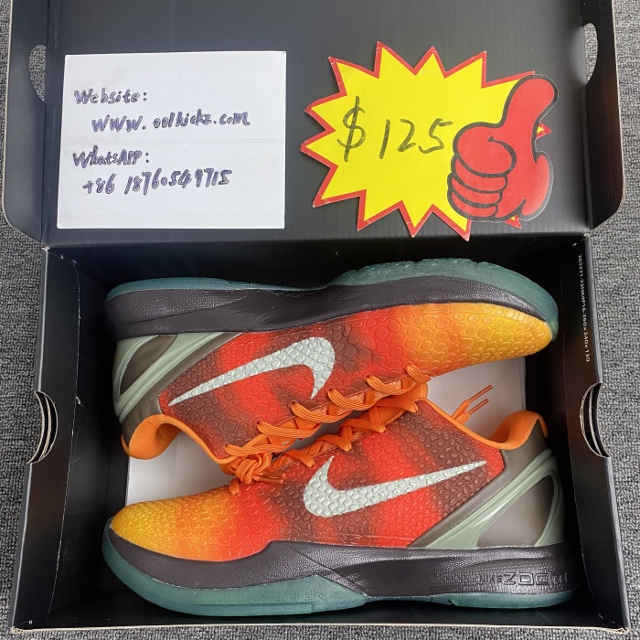 N*ike  Zoom K*obe 6 'All-Star - Orange County'  448693-800