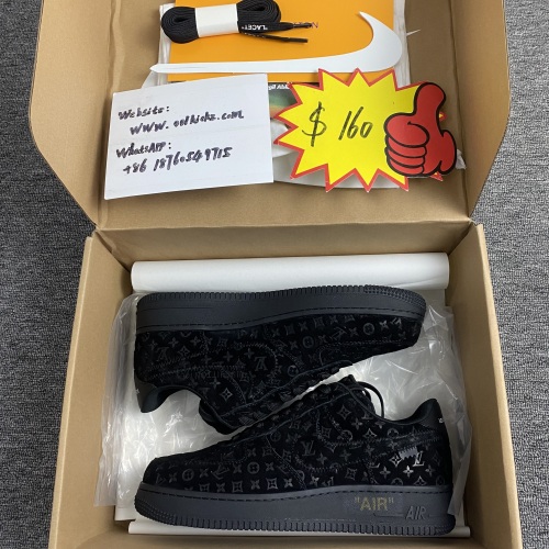 MenL*ouis V*uitton & Air Force 1 Top Sneakers