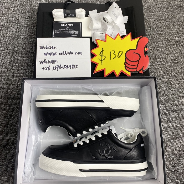 Women C*hanel Top Sneaker