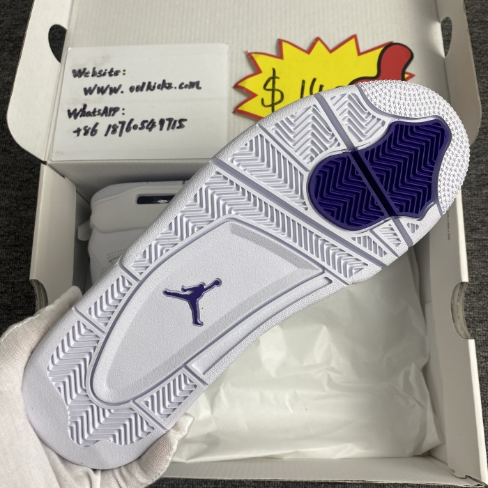 Air Jordan 4 Retro Metallic Purple (GS) CT8527-115