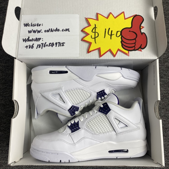 Air Jordan 4 Retro Metallic Purple (GS) CT8527-115