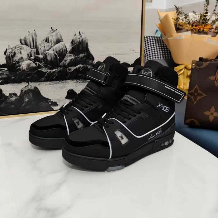 Men Women  L*ouis V*uitton Top Sneakers