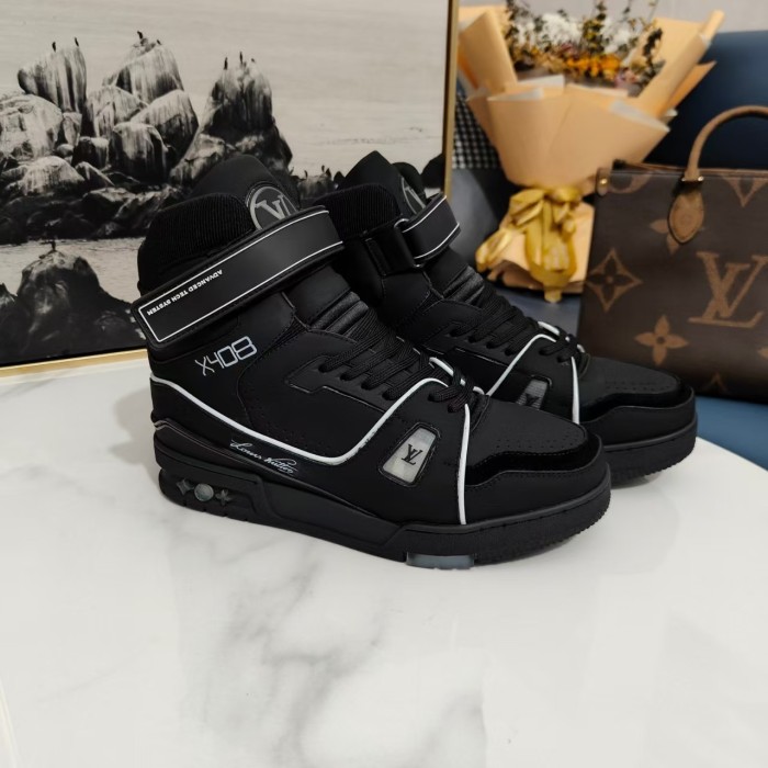 Men Women  L*ouis V*uitton Top Sneakers