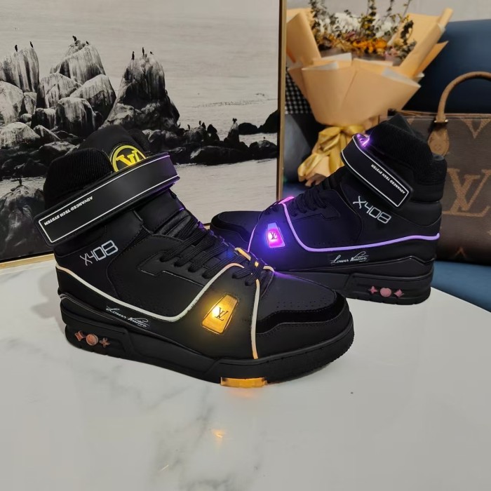 Men Women  L*ouis V*uitton Top Sneakers