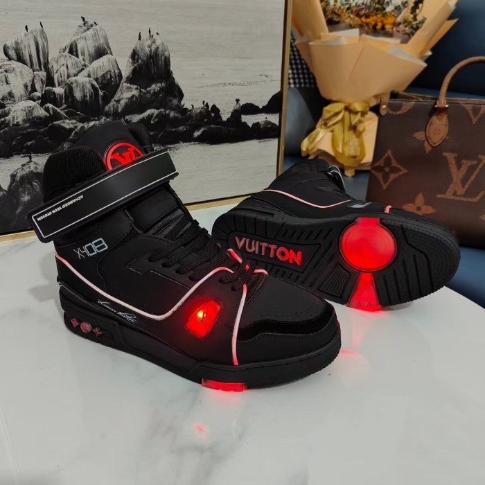 Men Women  L*ouis V*uitton Top Sneakers