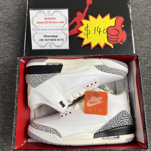 Air Jordan 3 White Cement Reimagined Shoes 2023 DN3707-100