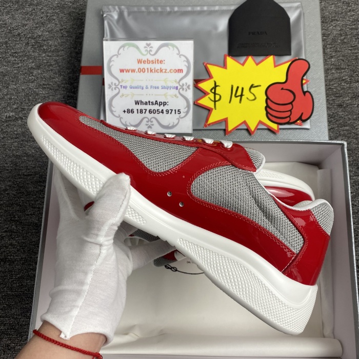 Men  P*rada Top Sneakers
