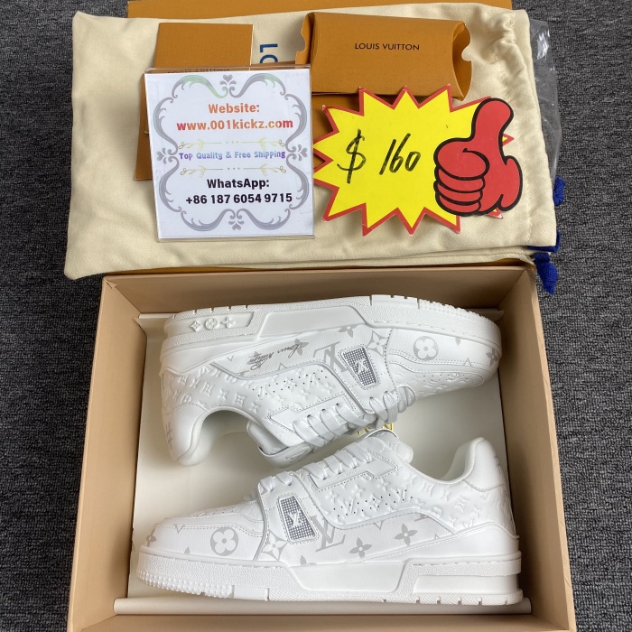 Men Women  L*ouis V*uitton Top Sneakers