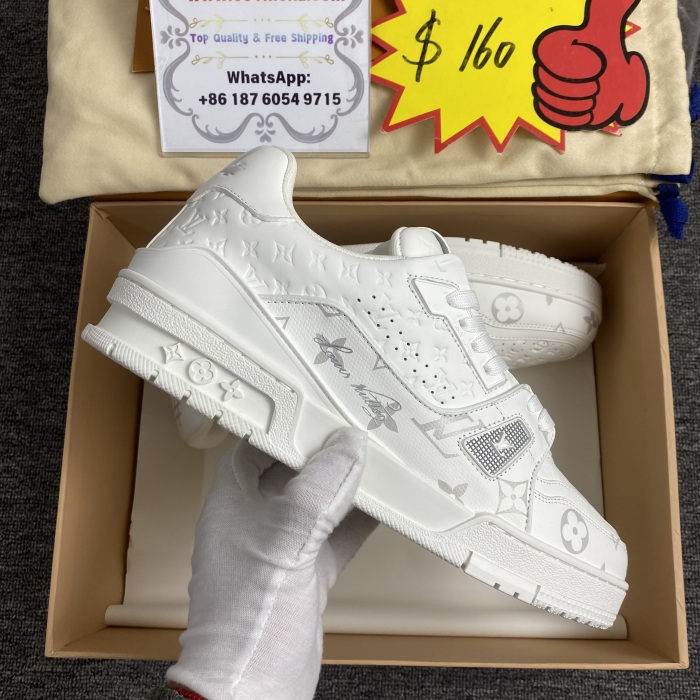 Men Women  L*ouis V*uitton Top Sneakers