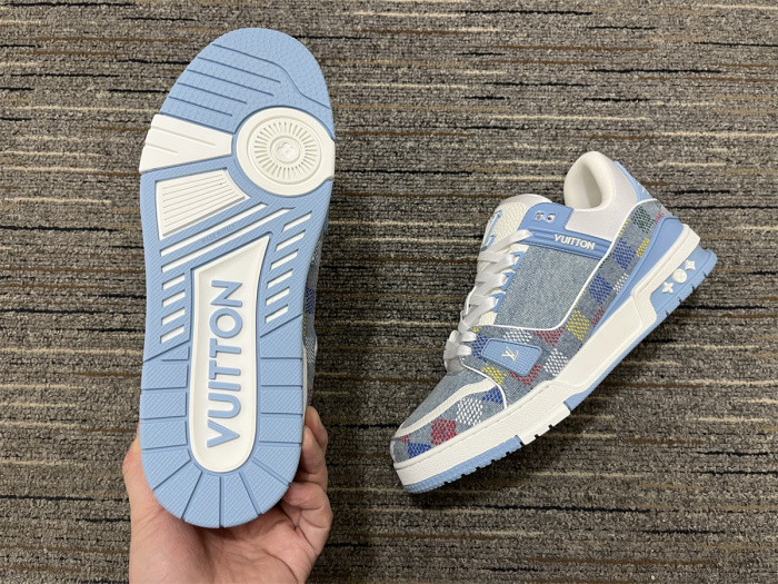 Men  L*ouis V*uitton Top Sneakers