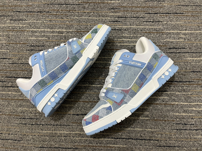 Men  L*ouis V*uitton Top Sneakers