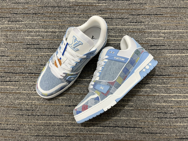 Men  L*ouis V*uitton Top Sneakers