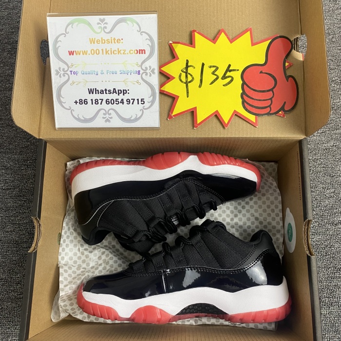 A*ir J*ordan 11   “Bred”  FV5104-006