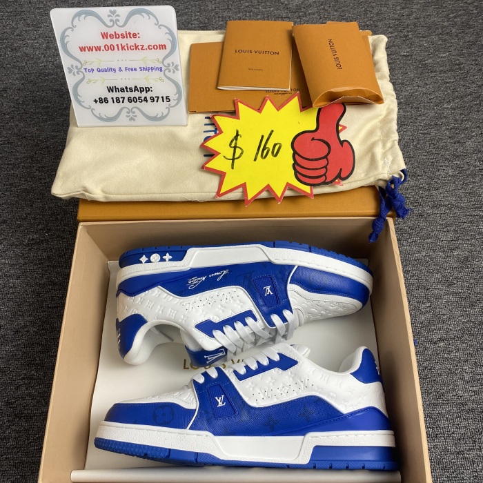 Men  L*ouis V*uitton Top Sneakers