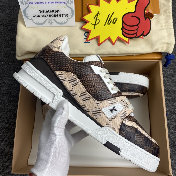 Men L*ouis V*uitton Top Sneakers
