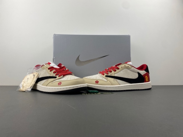 T*ravis S*cott x F*ragment D*esign x A*ir J*ordan 1 Low OG SP  DM7866-077