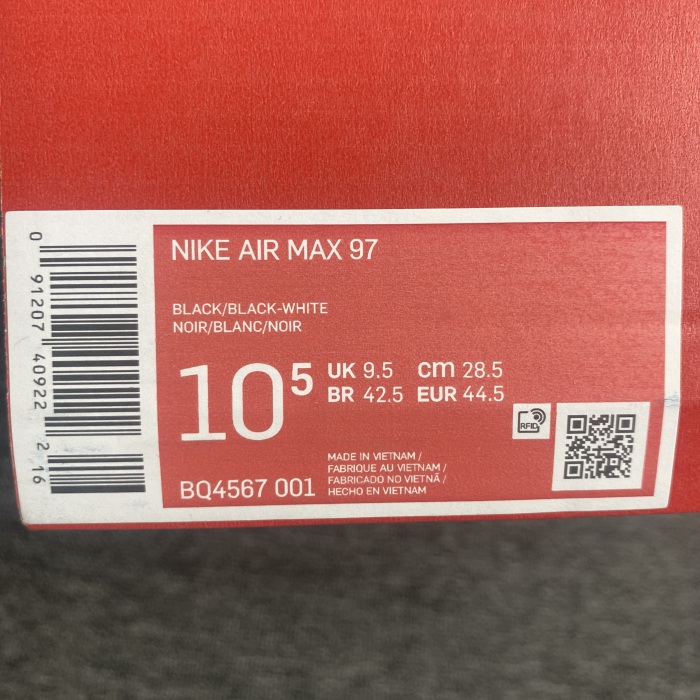 N*ike  A*ir M*ax  97  BQ4567 001