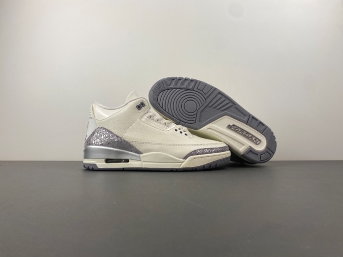 A*ir Jor*dan 3 “Sail/Metallic Silver” CK9246-100