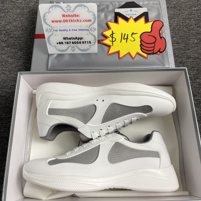 Men Women P*rada Top Sneakers