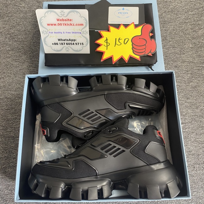 Men  P*rada Top Sneaker