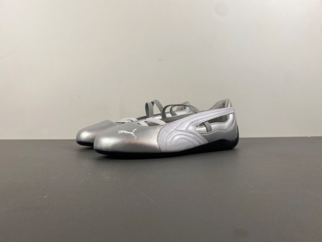 Women P*uma Speedcat Ballet 'Metallic - Silver' 401581-01