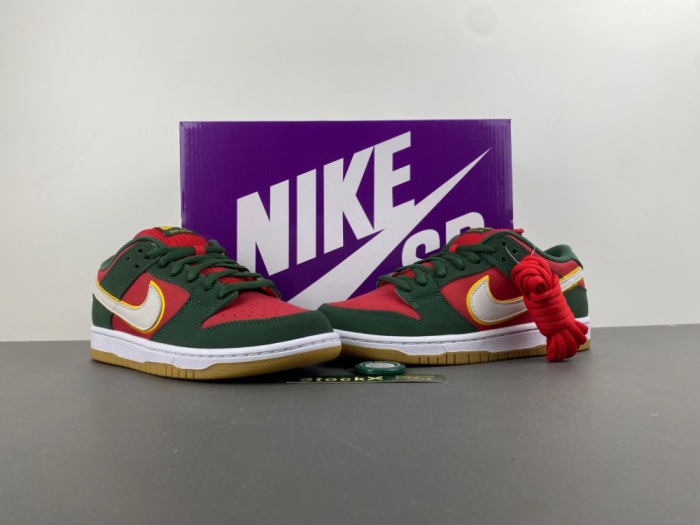 N*ike S*B D*unk  Low PRM “Seattle Supersonics” FZ1287-300