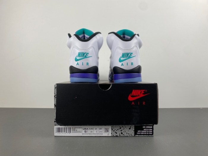 Women A*ir J*ordan 5 Retro GS 'Grape' HQ7980-100