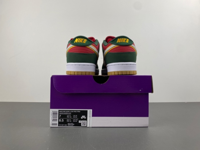 N*ike S*B D*unk  Low PRM “Seattle Supersonics” FZ1287-300