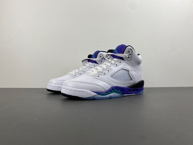 Women A*ir J*ordan 5 Retro GS 'Grape' HQ7980-100