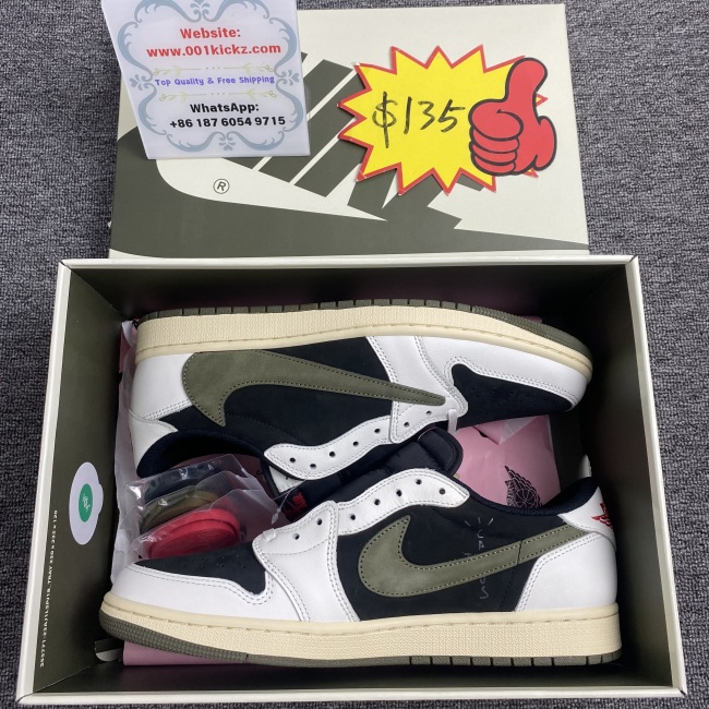 T*ravis S*cott x Air Jordan 1 Low OG DZ4137-106